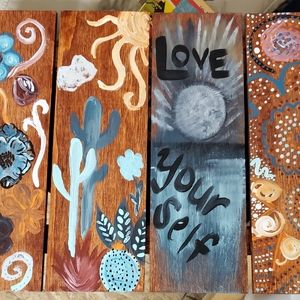 Wall art.  Hand painted